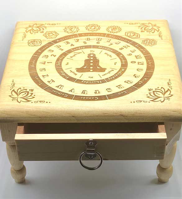 11 1/2x 11 1/2" Pendulum altar table (image for) 11 1/2x 11 1/2" Pendulum altar table