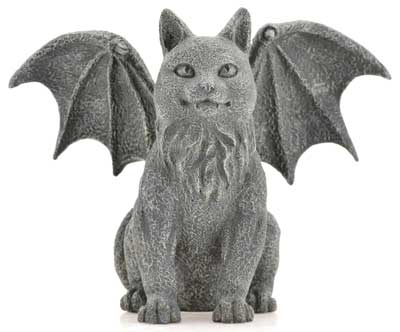 Winged Cat Gargoyle 6 1/2" (image for) Winged Cat Gargoyle 6 1/2"