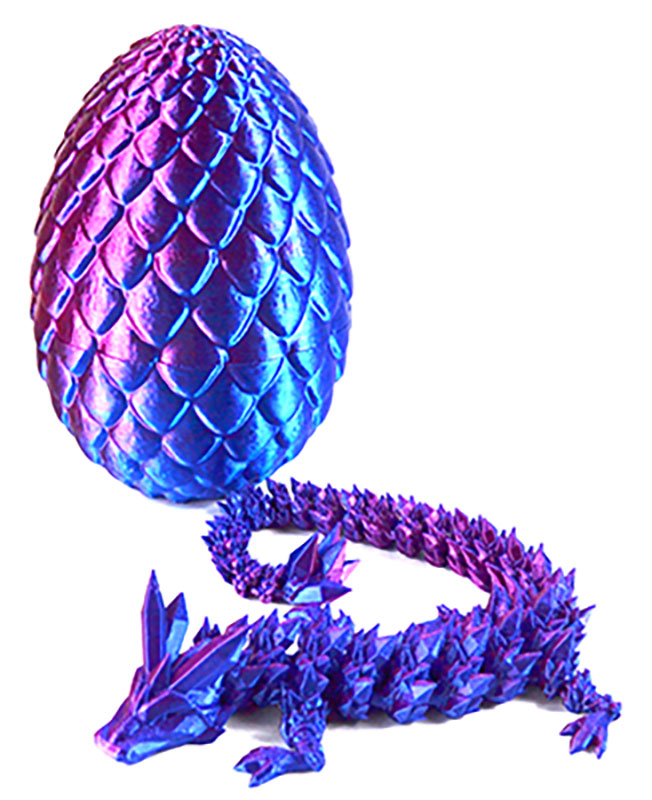 Purple Dragon Egg (3D printed) (image for) Purple Dragon Egg (3D printed)